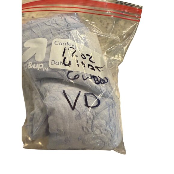 2 Concierge Collection Blue Stone Washed Cotton Jacquard Pillow Standard Shams - Picture 10 of 11